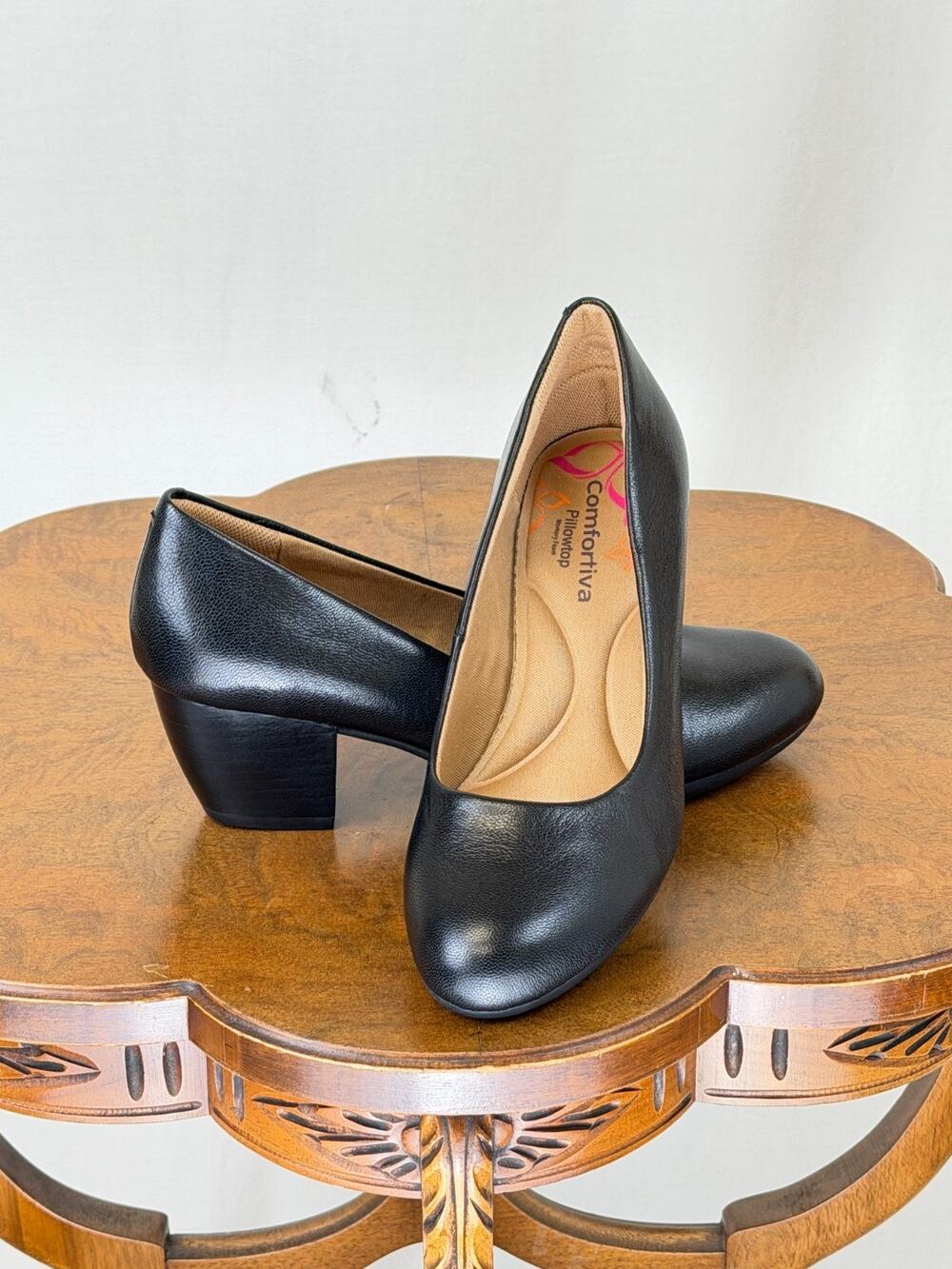 NIB Comfortiva SOFFT Amora Black Comfort Heel #0362 US 10